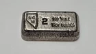 Rare Vintage NCM Nevada Coin Mart 2 Ounce Silver Poured Bar 61.2g