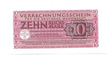 10 Reichsmark 1944 Ro. 513 (1) UNC Wehrmacht