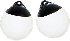 Pair of Boat Fenders Ball Round Anchor Buoy, Dock Bumper Ball Inflatable Viny...