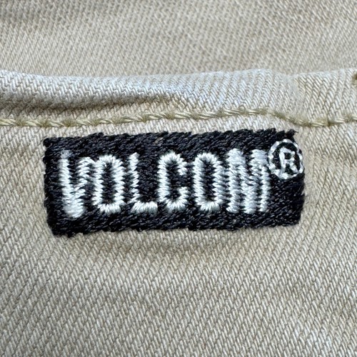 Volcom Vorta Slim Straight Fit Tan Jeans Mens Size 29 Casual Denim Pants - Picture 10 of 12