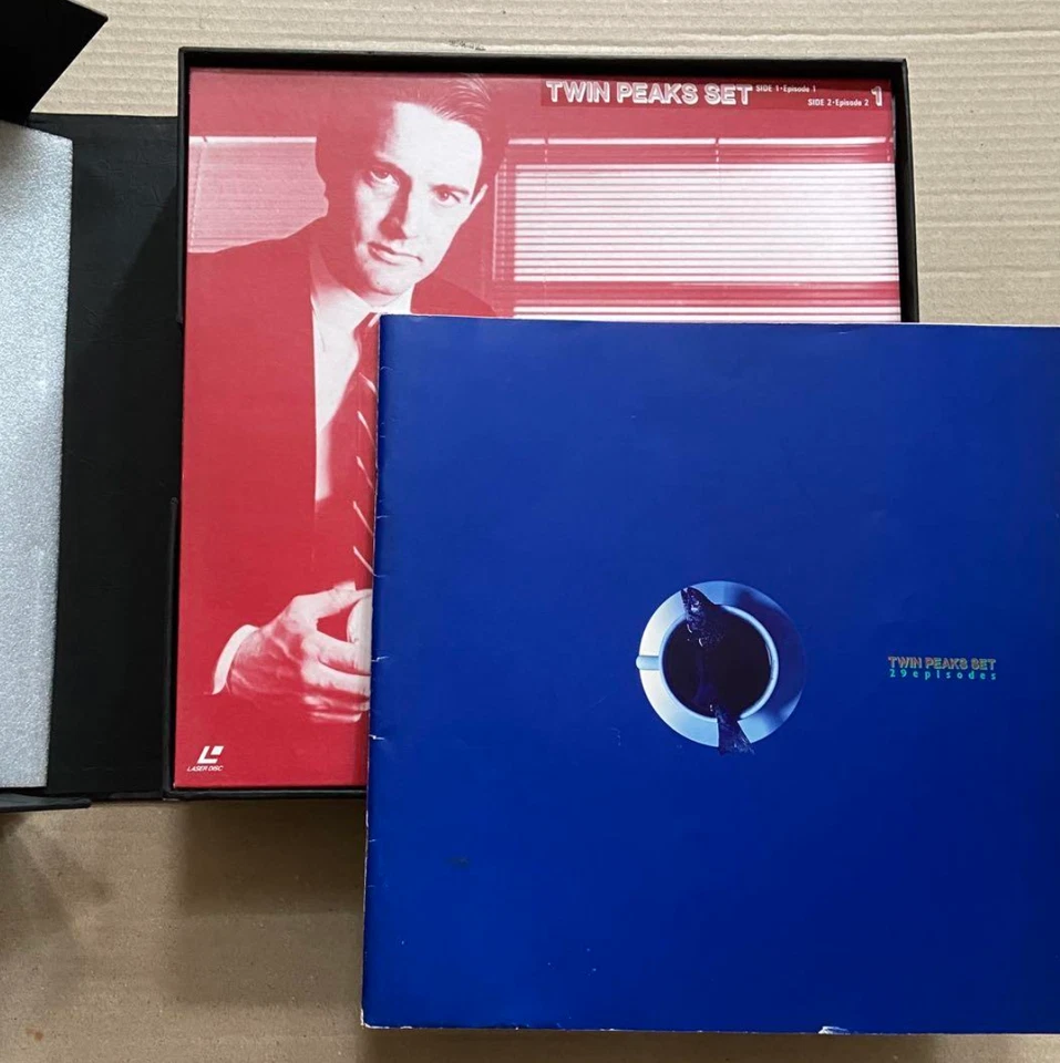 Laserdisc Twin Peaks 29 Episodes Complete Box David Lynch 15 Discs 1991 Tested - Image 3 of 4