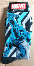 NEW 2 pair pack Marvel Black Panther socks Size 6-12 wakanda forever