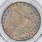 1879 $1 Morgan Silver Dollar PCGS MS63 - Lovely End of Roll EOR Toning
