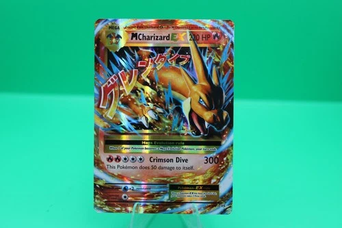 Pokemon Mega M Charizard EX 13/108 XY Evolutions Card Holographic Holo LP