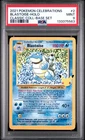 2021 POKEMON CELEBRATIONS CLASSIC COLL #2 BLASTOISE-HOLO PSA 9
