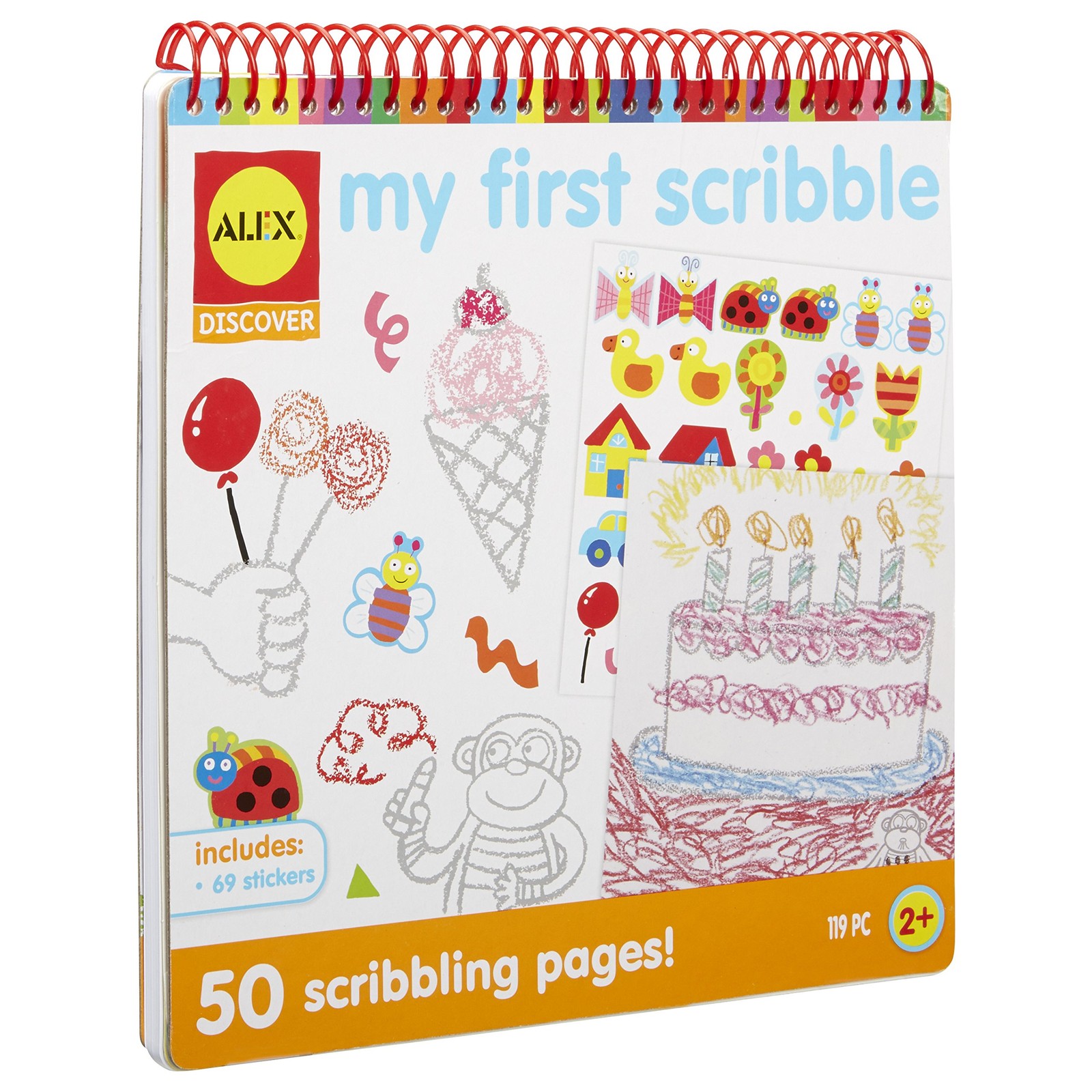 Alex Discover My First Scribble Kids Art and Craft small, Multicoloured 
