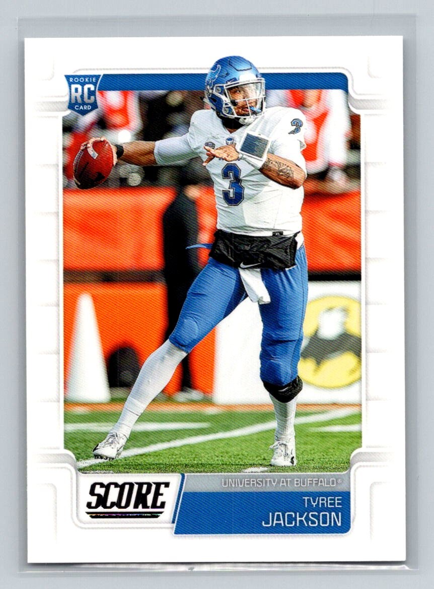 2019 Score Rookie RC #409 Tyree Jackson Buffalo Bulls Football Card