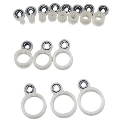 14Pcs/22Pcs Rod Guide Rings Outdoor Fishing Accessories Easy Installation