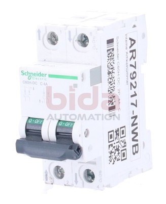 Schneider Electric  C60H-DC, 2P, 4A, C Leitungsschutzschalter / Circuit breaker