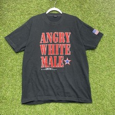 Vintage Angry White Male Shirt Mens XL AWM Enterprises Single Stitch USA Made