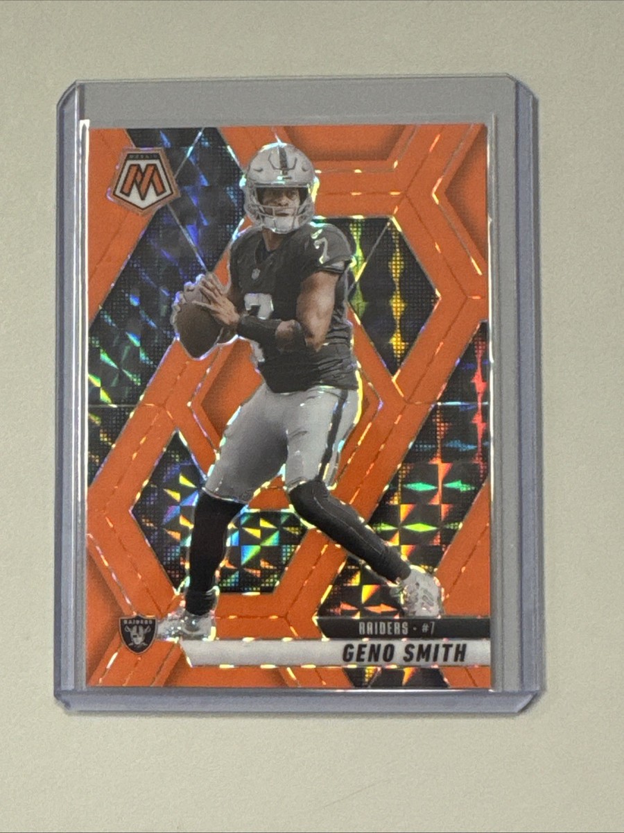 2025 Panini Mosaic Geno Smith Orange Fluorescent /25 | eBay