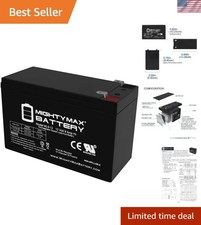 Mighty Max ML9-12 - 12V 9AH Rechargeable Sealed Lead Acid Battery, Certified