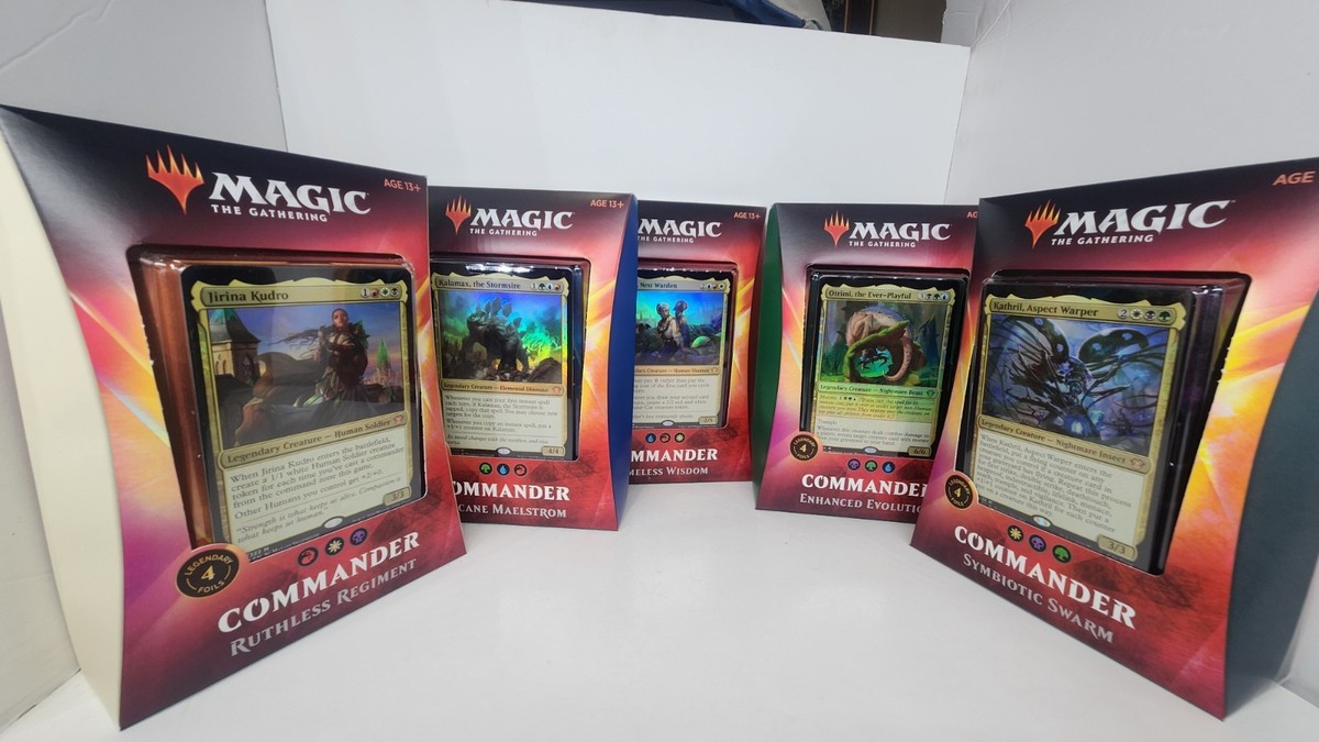 mtg precon commander decks 2020 Amazon.com: Magic: The Gathering Timeless Wisdom Ikoria Commander Deck |  100 Card Deck main image 0