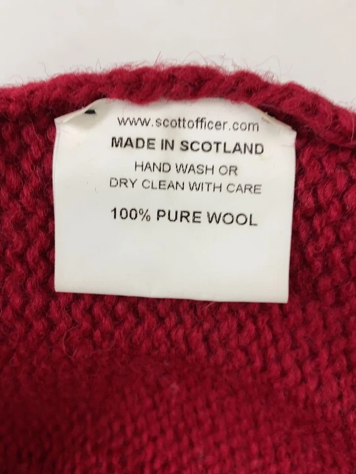 Suéter tejido James Charlotte (grueso) -- Lana ROJO Foto 4 de 4