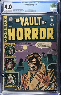 Vault Of Horror #17 CGC 4.0