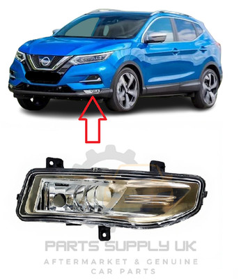 Neu Für Nissan QASHQAI 2017-2019 Nebelscheinwerfer Links N/S 261558995A