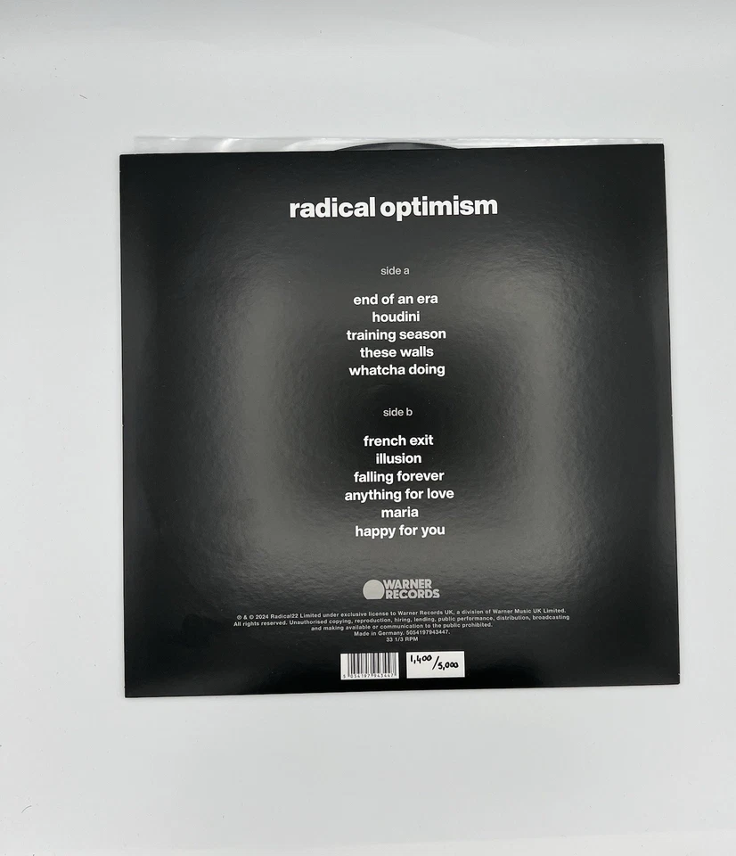 Dua Lipa: Radical Optimism Vinyl Limited Edition NEU und OVP - Bild 3 von 4