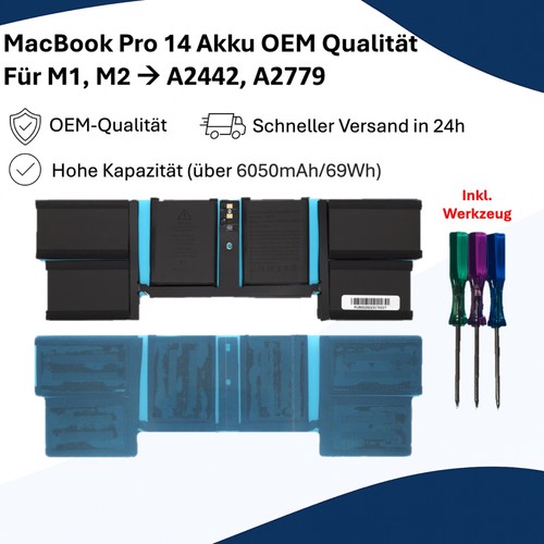 Akku MacBook Pro 14 21 A2442 A2519