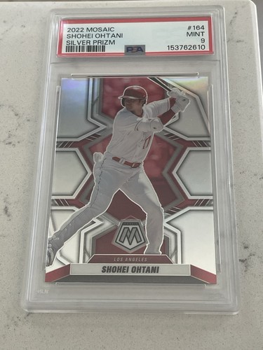 Panini 2022 Mosaic Shohei Ohtani #164 Silver Prizm PSA 9 Angels
