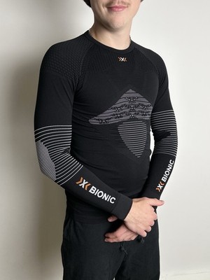 X-Bionic Energizer 4.0 Long Sleeve Compression Shirt Base Layer Men s Size M
