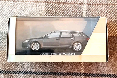 Rare Early 2002 Minichamps 1:43 Audi RS 6 Avant Daytonagrau neuwertig in Händlerbox