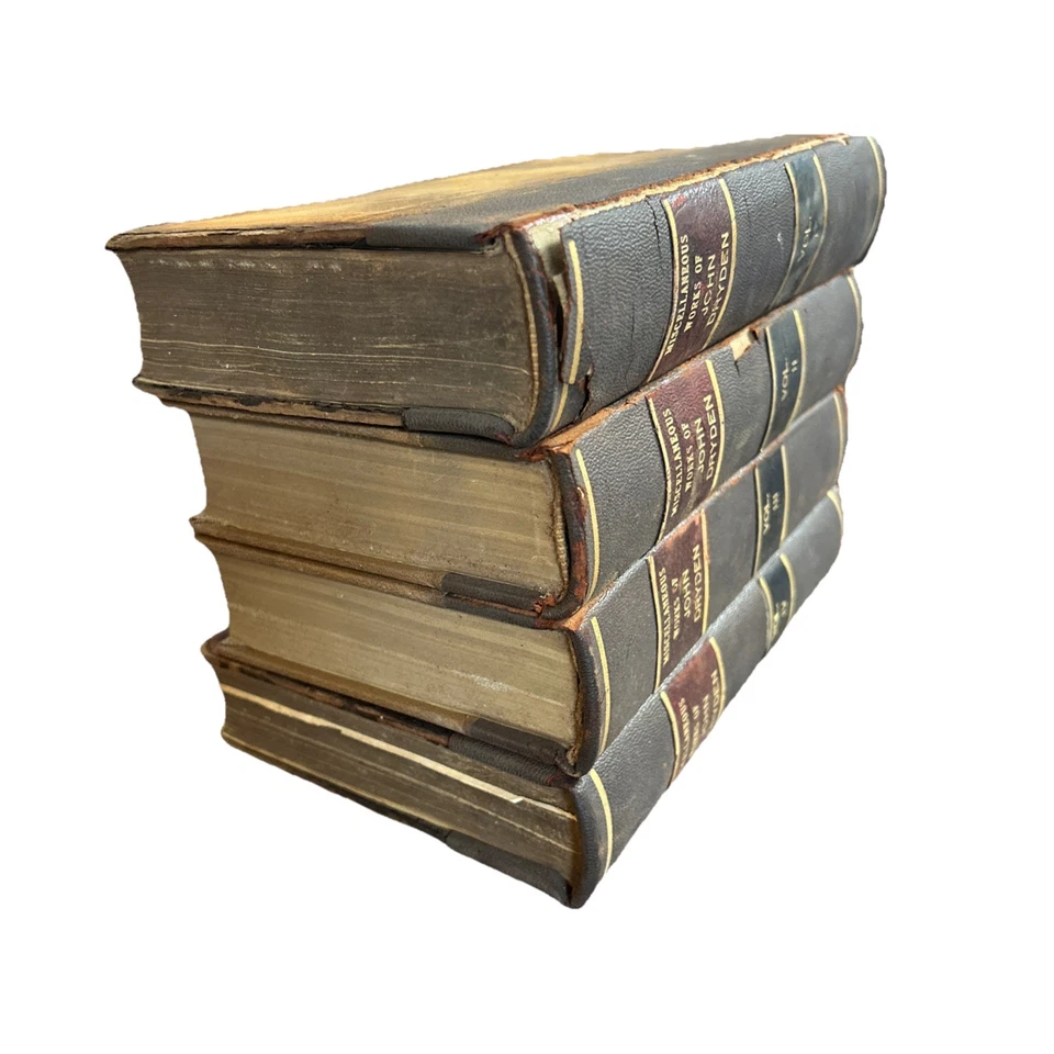 1760 The Miscellaneous Works Of John Dryden, Esq. Complete 4 Vol Set - Image 3 of 4