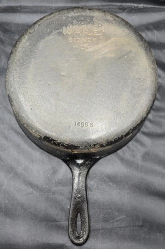 Vintage Wagner Ware Sidney -O- #8 Cast Iron Fryer 1088 S Deep Skillet As-Is