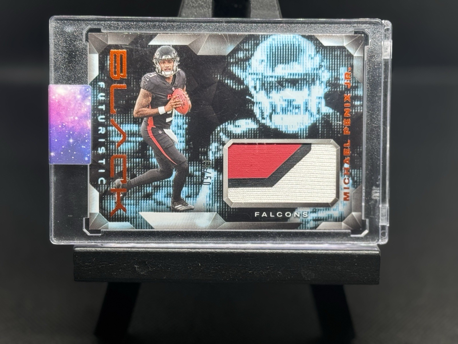2024 Michael Penix Jr. Panini Black Rookie Patch /50 #F-MPJ