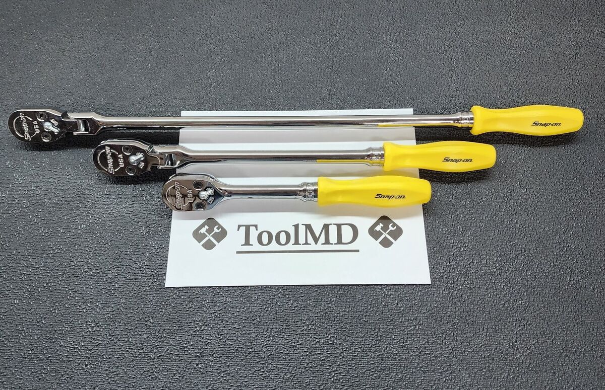 Snap-on Tools USA NEW 3pc YELLOW 1/2 Snap-on Tools USA NEW 3pc YELLOW 1/2