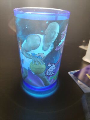 Space Jam Blue Plastic Cup Tumbler Zak Designs 1996 Michael