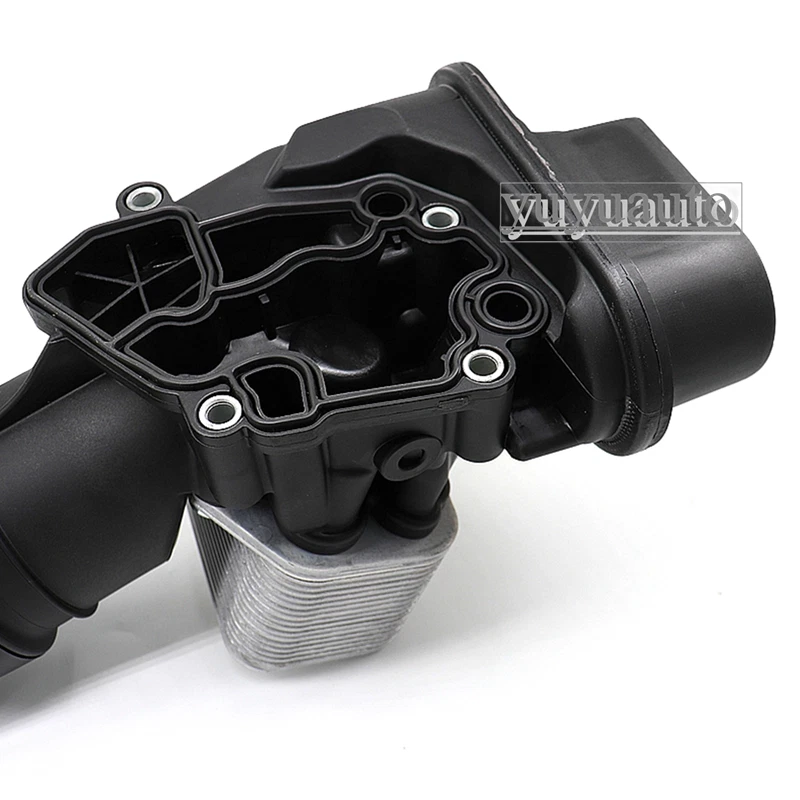 Conjunto de enfriador de carcasa de filtro de aceite Mahle para Audi A4 TT Eos Golf R GTI 2.0 TFSI Foto 4 de 4