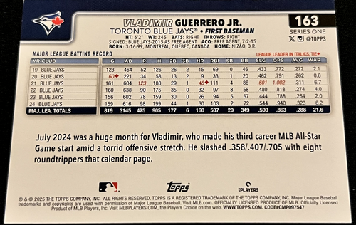 2025 Topps Series 1 ⚾️ Pick-Out Your Singles #151 - #350 Choose Your Rookies!!! - Bild 27 von 399