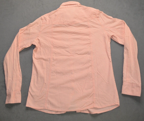 Gramicci Women's Snap Button Up Long Sleeve Shirt Size L Pink - Picture 9 of 12