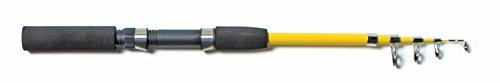 Pack-It Telescopic Spinning Rod, Yellow, 5-Feet 6-Inch