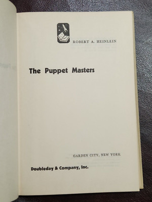 THE PUPPET MASTERS by Robert A. Heinlein 1951 FIRST bc EDITION 1st ...