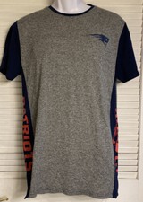 NFL New England Patriots Men's Tee - Medium - Longer Length - Cotton Blend