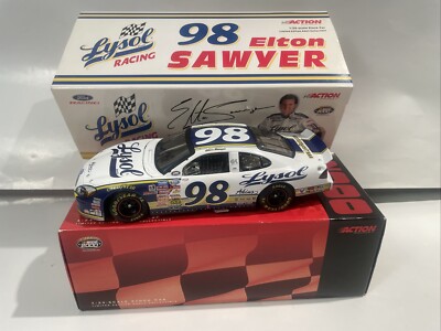 Action Elton Sawyer #98 Lysol Racing Taurus 1:24 Bank 2000