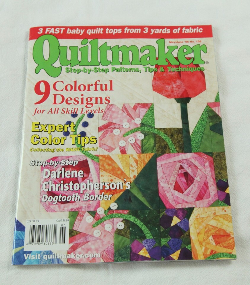 Colorful Baby Crib Quilt Kit Makes 3 quilts w/ Backing 34" x 40" Riley