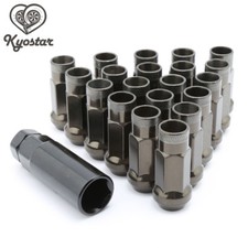 20PC Titanium Color Forged Steel Extended Wheel Lug Nuts 12x1.5 For Honda Toyota