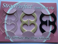 STRAP PERFECT Bra Strap Concealer Clip Set NEW