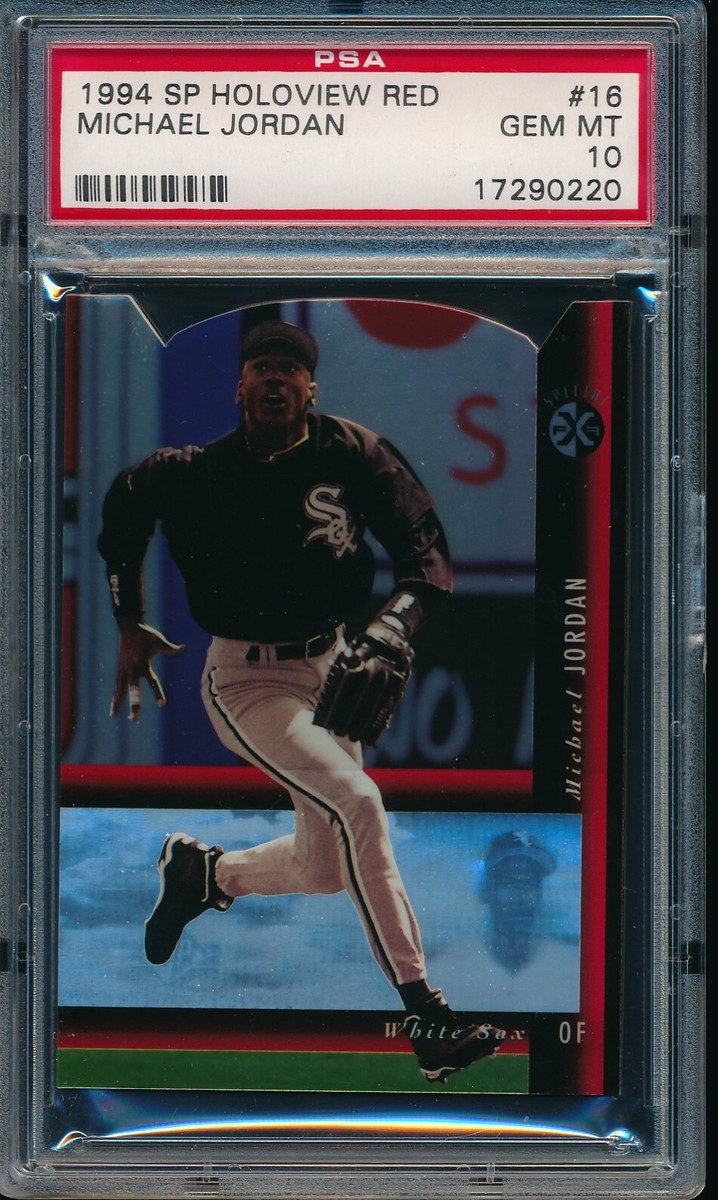 PSA 10 MICHAEL JORDAN 1994 UPPER DECK SP RED HOLOVIEW Rookie RC