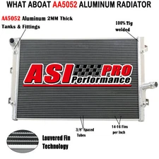 Radiator For 06-2014 Volkswagen Jetta 2010-13 Audi A3 Quattro 2.0L Turbocharged