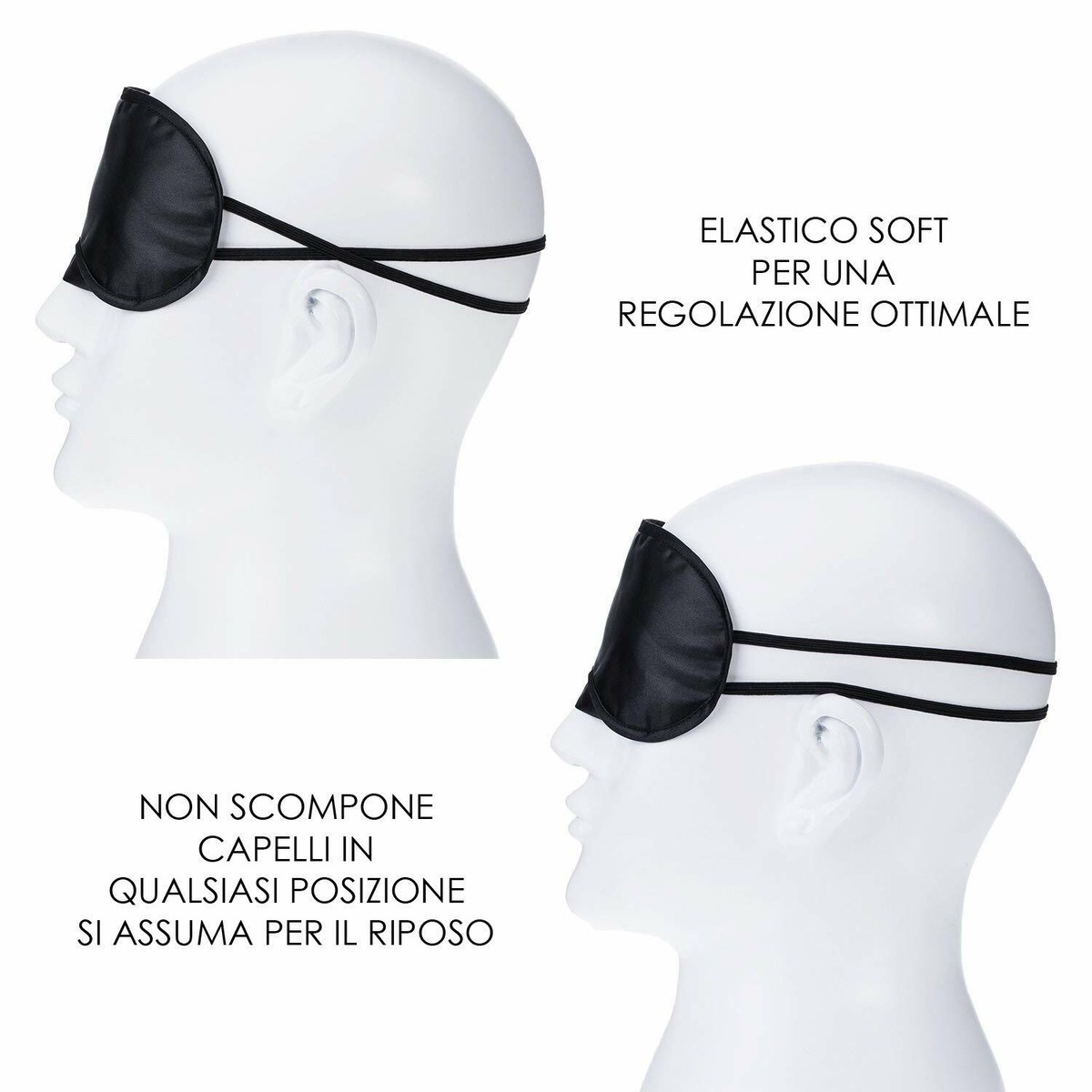 Cuscino Da Viaggio Memory Foam Con Maschera E Tappi: Relax Totale!