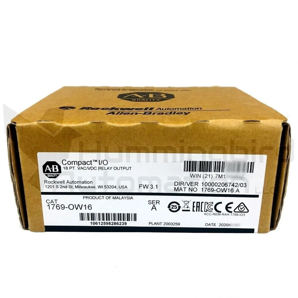 new AB rockwell automation allen bradley 1769-OW16 Compact 1769OW16 plc ds45 - Image 2 of 2