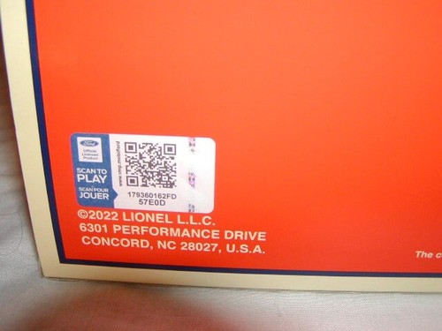 Lionel 2228460 Ford Vintage Mustang Box Car O 027 2022 MIB New Factory Sealed - Picture 9 of 12