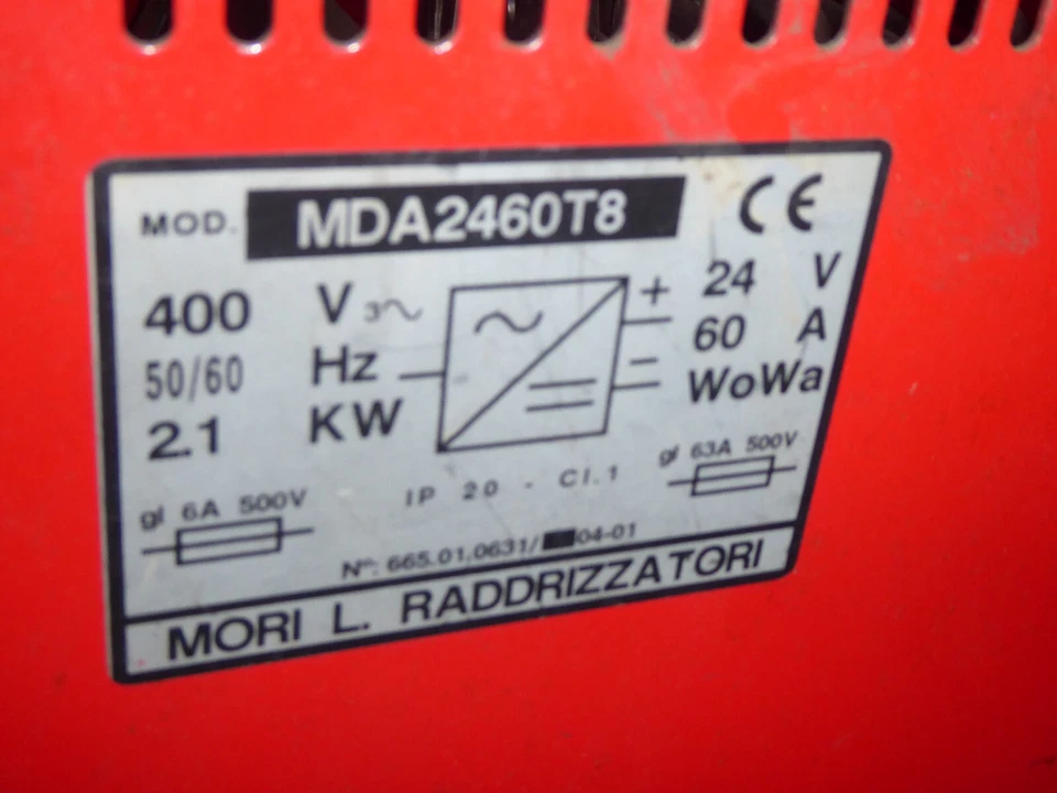 Ladegerät Gabelstapler BANNER Track Bull 24V 60A TOPPi - Bild 4 von 4