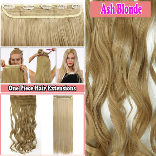 Clip naturale Clearance Spessa Un Piece in Estensioni Capelli Umani 3/4 Testa Piena - Foto 19 di 64