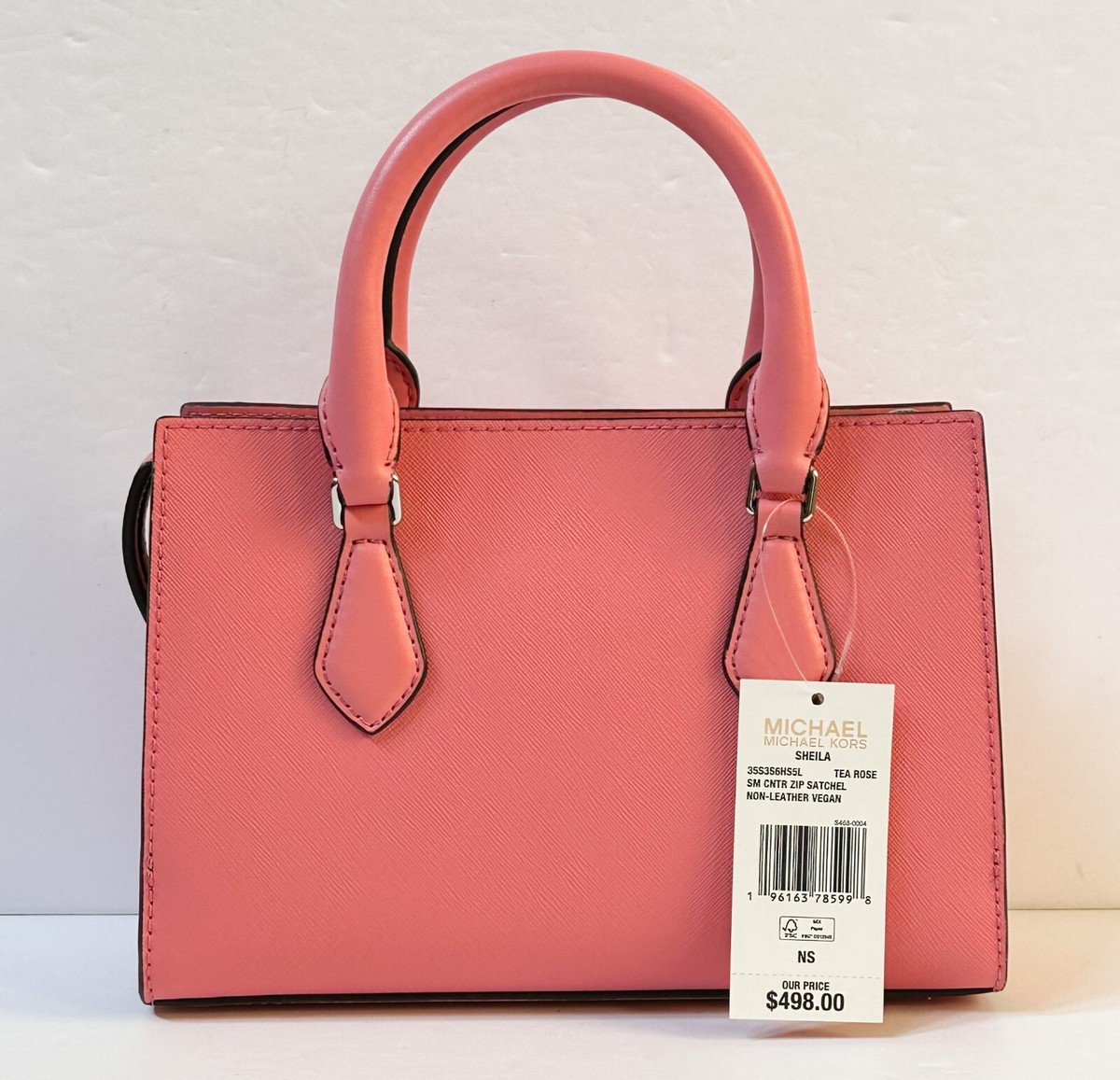 【Michael Kors】SHEILA SM CNTR ZIP SATCHEL★送料無料!! Michael Kors Sheila Medium Signature Logo Center Zip Satchel