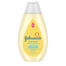 Johnson's Head-To-Toe Tear-Free Baby Shampoo and Body Wash Scented 13.6 oz