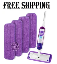 HOMEXCEL Reusable Microfiber Mop Pads for Swiffer PowerMop, Power Mop Pads Refil